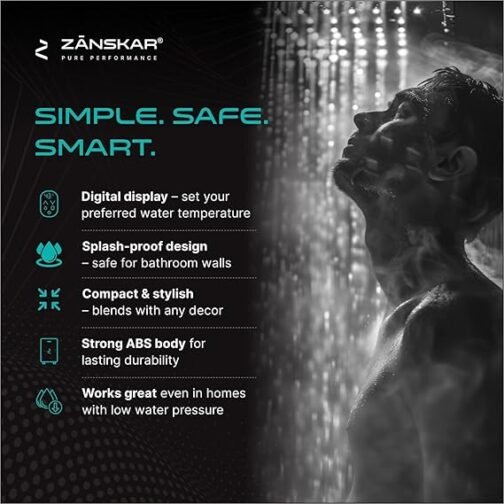 Zanskar Hotspring™ Tankless Electric Water Heater 12 KW - Image 8